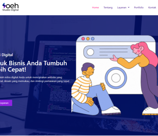 jasa pembuatan website profesional dari Soeh Studio – cepat, hemat, dan SEO-friendly