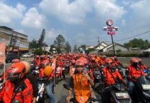 Konvoi 200 Driver Warnai Peluncuran JAM Street di Banten, Usung Tarif Rp1 dan Potongan Driver Hanya 5 Persen