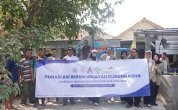 HMP UGM Salurkan 250 Ribu Liter Air Bersih untuk Warga Terdampak Kekeringan di Gunungkidul